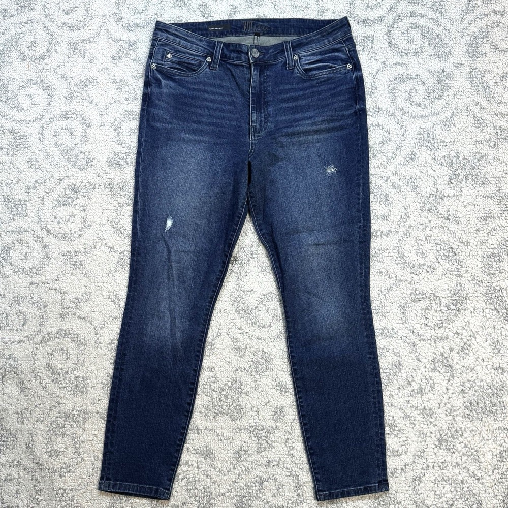 Kut from the Kloth Carlo Ankle Skinny Jeans Women's Size 10 Stretch High Rise